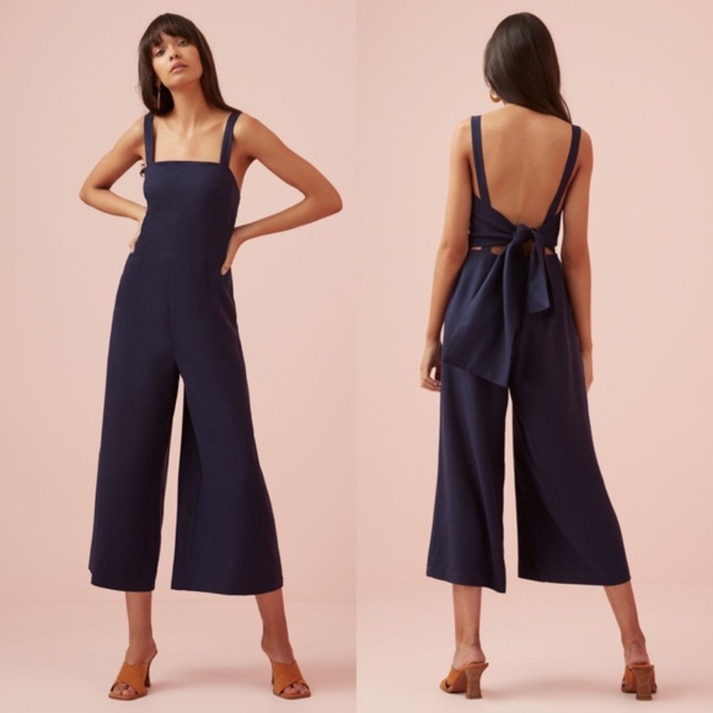 Finders Keepers Navy Jumpsuit